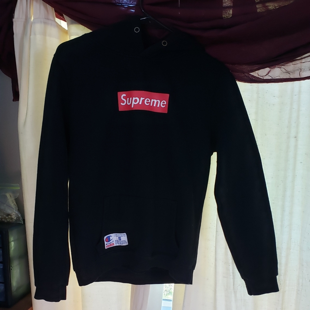 Champion X Supreme hoodie sweatshirt
